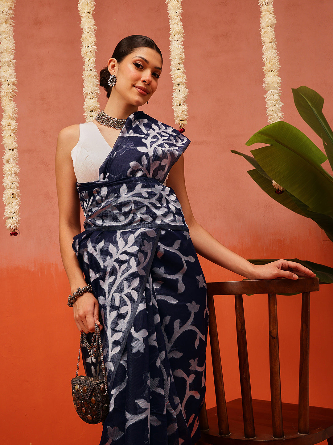 Dhakai Cotton Jamdani Saree