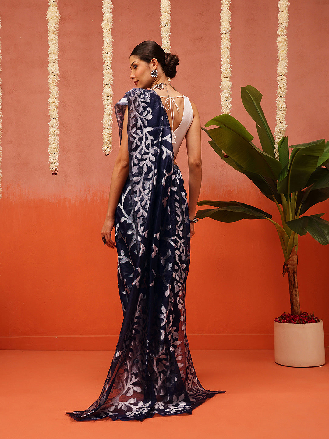 Dhakai Cotton Jamdani Saree