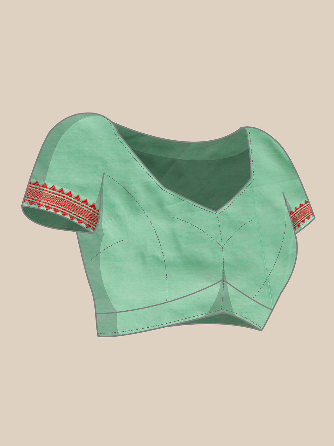 Cotton Jamdani Saree With Unstitched Blouse Piece