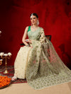 Cotton Jamdani Saree With Unstitched Blouse Piece