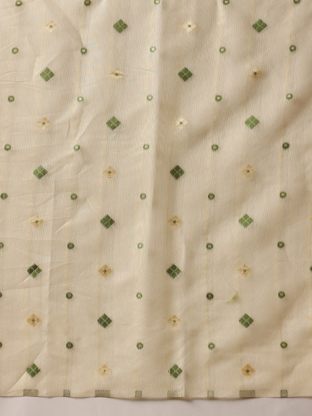 Cotton Jamdani Saree With Unstitched Blouse Piece