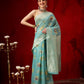 Cotton Jamdani Saree With Unstitched Blouse Piece