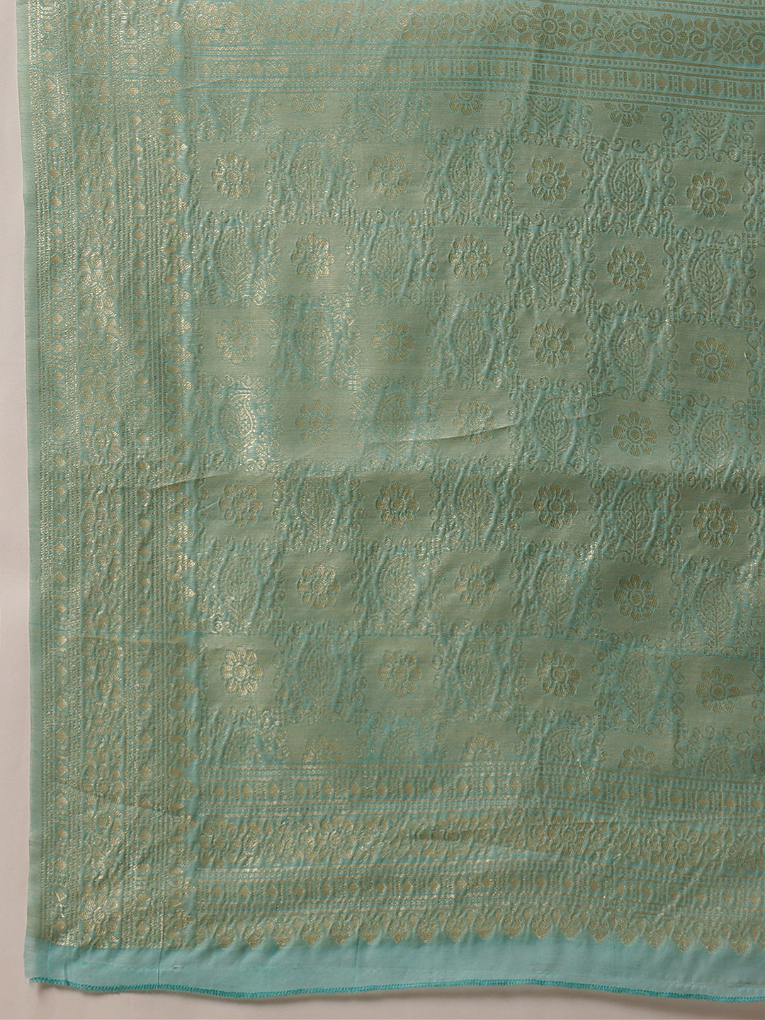 Cotton Jamdani Saree With Unstitched Blouse Piece