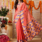 Cotton Jamdani Saree With Unstitched Blouse Piece