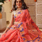 Cotton Jamdani Saree With Unstitched Blouse Piece