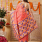 Cotton Jamdani Saree With Unstitched Blouse Piece