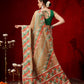 Cotton Jamdani Saree With Unstitched Blouse Piece