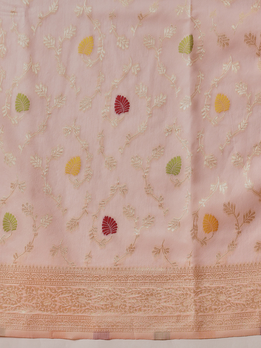 Dhakai Cotton Phulkari Jamdani Saree