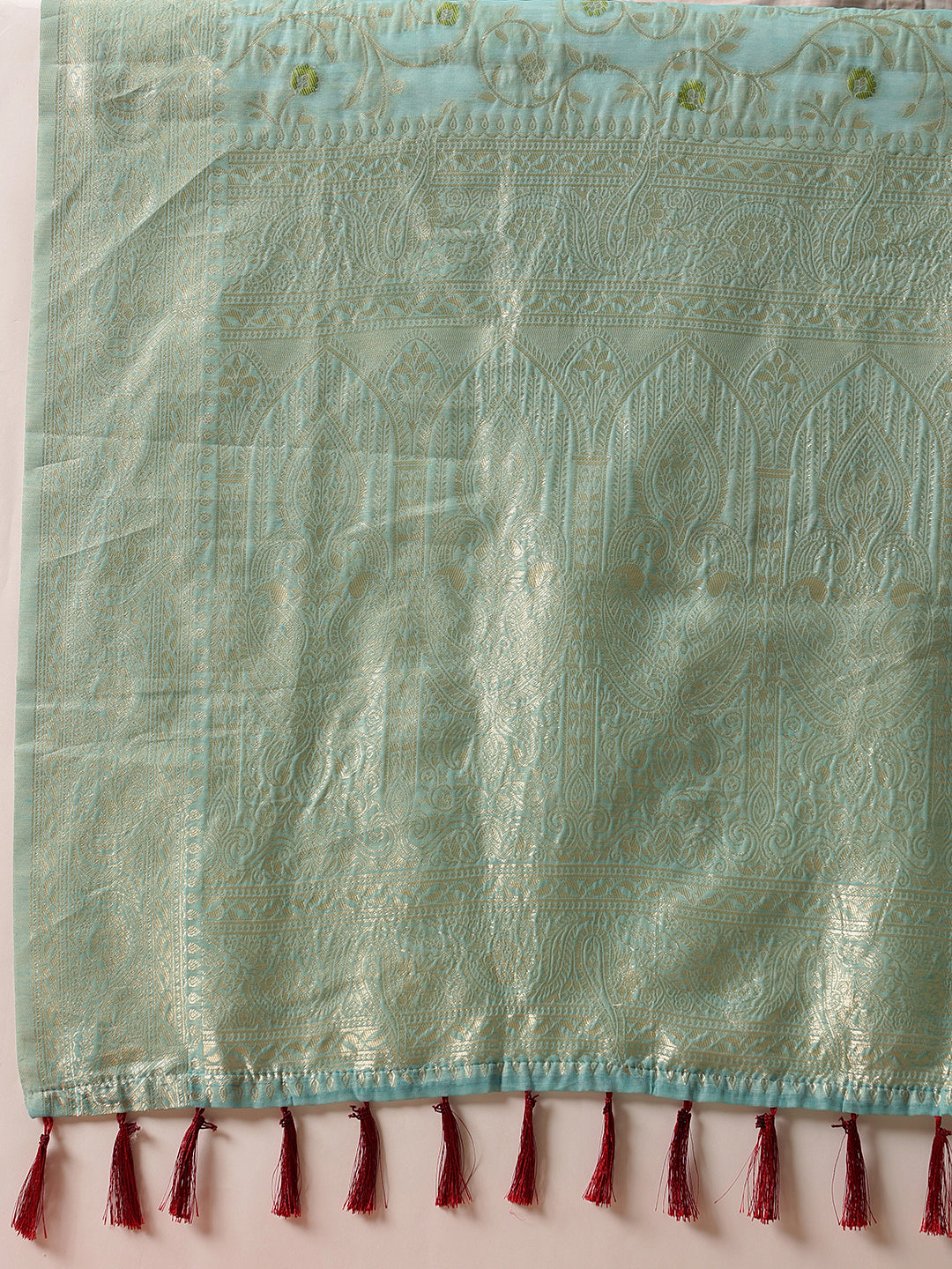 Dhakai Cotton Phulkari Jamdani Saree