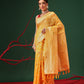 Dhakai Cotton Phulkari Jamdani Saree