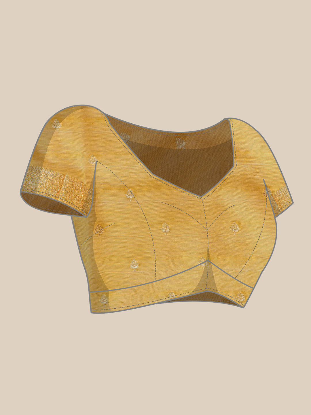 Dhakai Cotton Phulkari Jamdani Saree