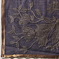 Cotton Dhakai Jamdani Saree With Small Zari Border & Tassels