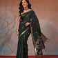 Cotton Blend Woven Design Handloom Premium Jamdani Saree With Tassels