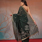 Cotton Blend Woven Design Handloom Premium Jamdani Saree With Tassels