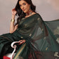 Cotton Blend Woven Design Handloom Premium Jamdani Saree With Tassels