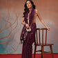 Cotton Blend Woven Design Handloom Premium Jamdani Saree With Tassels