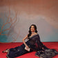 Cotton Blend Woven Design Handloom Premium Jamdani Saree With Tassels