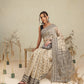 Cotton Blend Woven Design Handloom Premium Jamdani Saree With Tassels