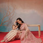 Cotton Blend Woven Design Handloom Premium Jamdani Saree With Tassels
