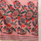 Cotton Blend Woven Design Handloom Premium Jamdani Saree With Tassels