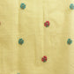 Cotton Blend Woven Design Handloom Premium Jamdani Saree With Tassels