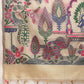 Cotton Blend Woven Design Handloom Premium Jamdani Saree With Tassels