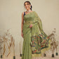 Cotton Blend Woven Design Handloom Premium Jamdani Saree With Tassels