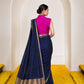 Women's Cotton Silk Saree with Rich Zari Woven Pallu, Elegant Golden Border & Tassels