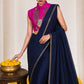 Women's Cotton Silk Saree with Rich Zari Woven Pallu, Elegant Golden Border & Tassels