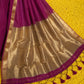 Women's Cotton Silk Saree with Rich Zari Woven Pallu, Elegant Golden Border & Tassels