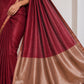 Women's Cotton Silk Saree with Rich Zari Woven Pallu, Elegant Golden Border & Tassels