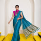 Women's Cotton Silk Saree with Rich Zari Woven Pallu, Elegant Golden Border & Tassels