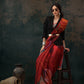Abstract Chanderi Polyester Silk Saree