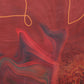 Abstract Chanderi Polyester Silk Saree