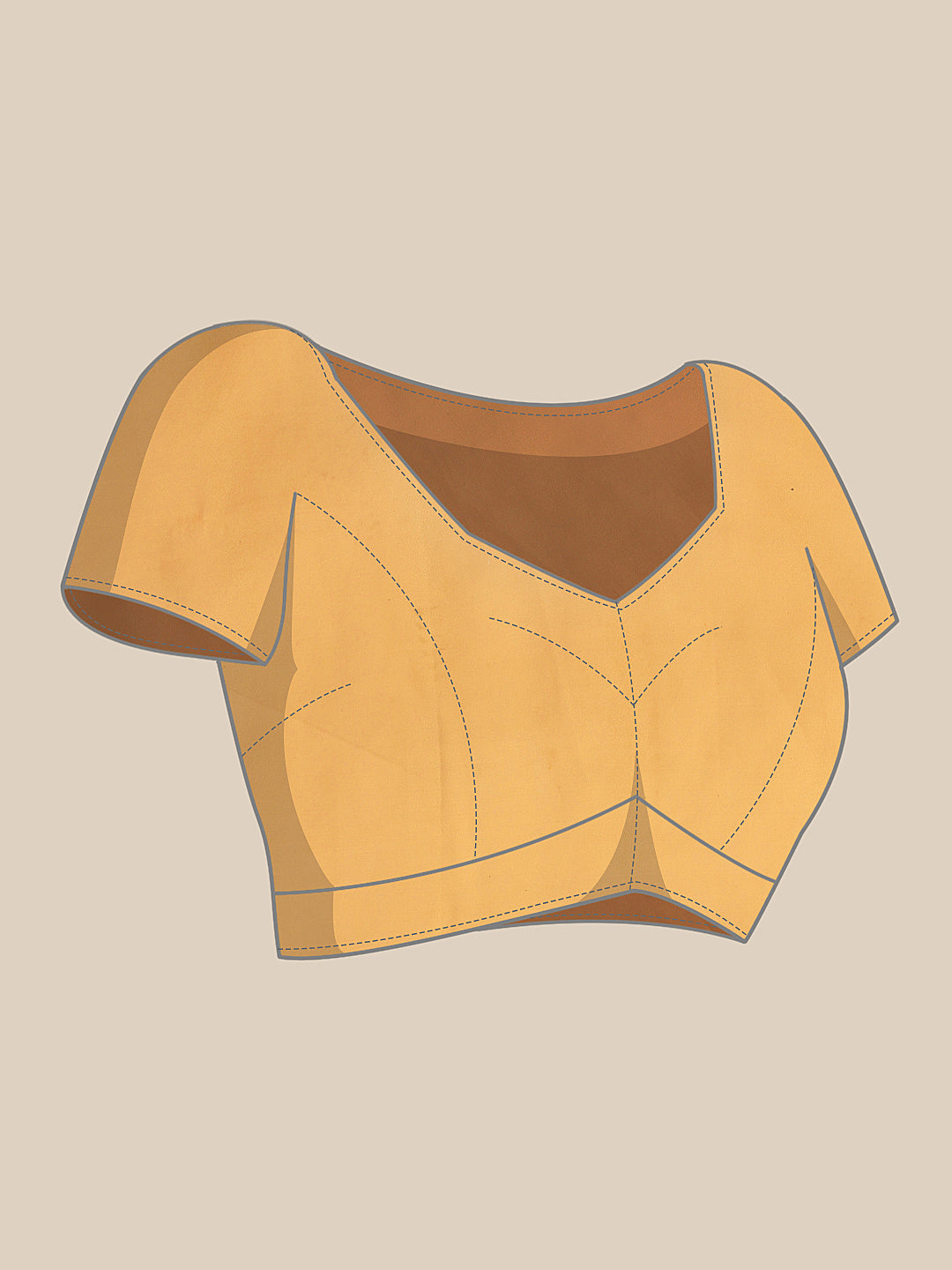 Abstract Chanderi Polyester Silk Saree