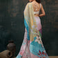 Abstract Chanderi Polyester Silk Saree