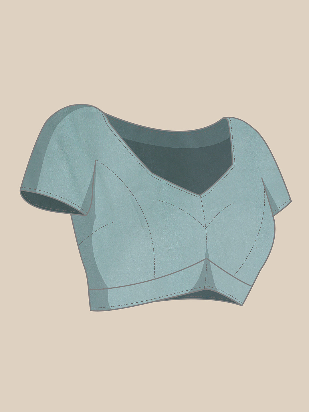 Abstract Chanderi Polyester Silk Saree