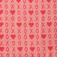Valentine Special Sensational Heart Design Mal Cotton Pink Saree