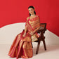 Baluchari Silk Saree With Zari Woven Rich Pallu & Contrast Border