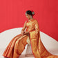 Baluchari Silk Saree With Zari Woven Rich Pallu & Contrast Border