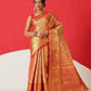 Baluchari Silk Saree With Zari Woven Rich Pallu & Contrast Border