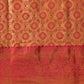 Floral Baluchari Silk Saree With Zari Woven Rich Pallu & Contrast Border