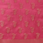 Floral Banarasi Organza Soft Silk Pink Saree