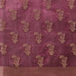 Floral Banarasi Organza Soft Silk Wine Saree