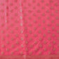 Banarasi Organza Soft Silk Pink Saree With Small Floral Border