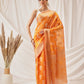 Floral Banarasi Organza Soft Silk Yellow Saree