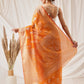 Floral Banarasi Organza Soft Silk Yellow Saree