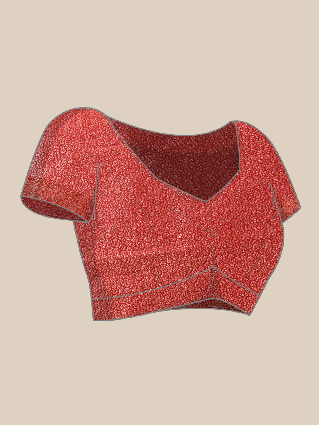 Banarasi Organza Soft Silk Red Saree