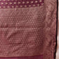 Banarasi Organza Soft Silk Wine Saree