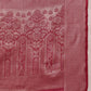 Organza Soft Silk Pink Saree With Floral Border